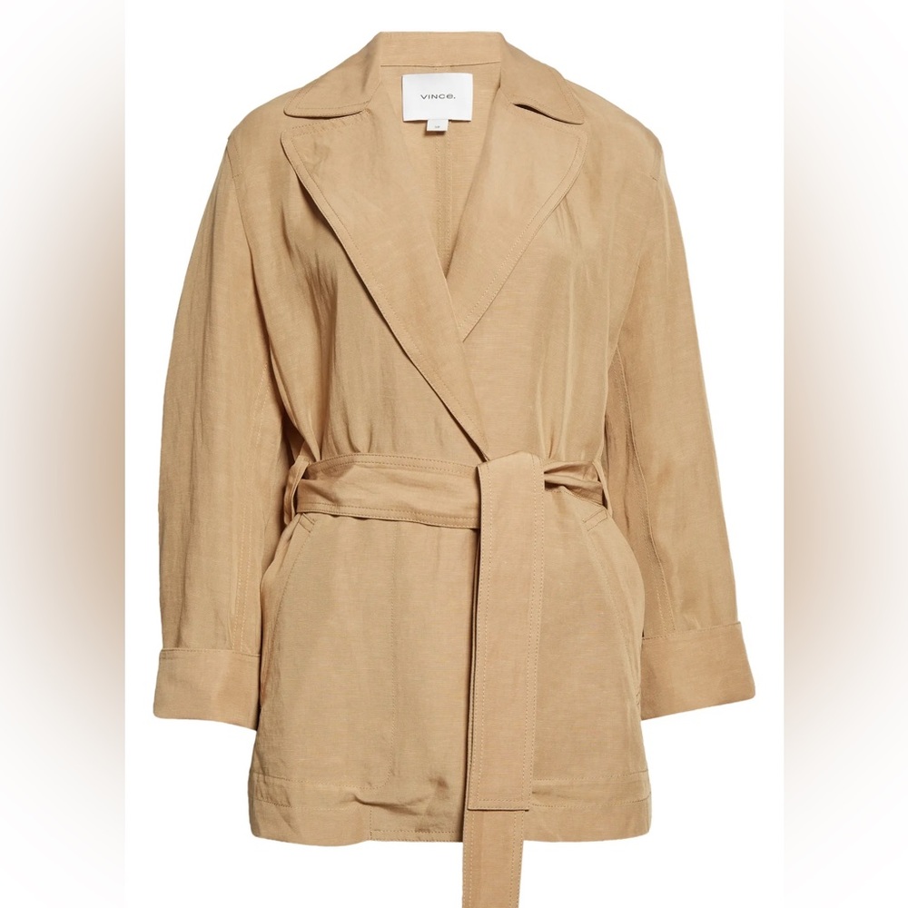 VINCE Linen Blend Jacket